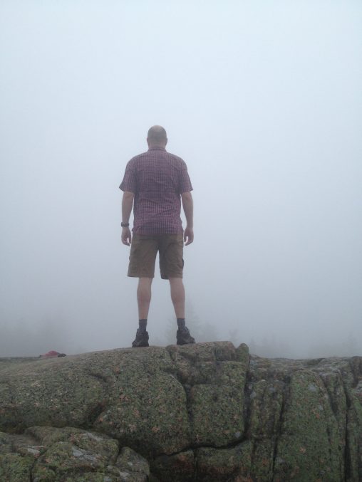 Chris on Cadillac Mountain